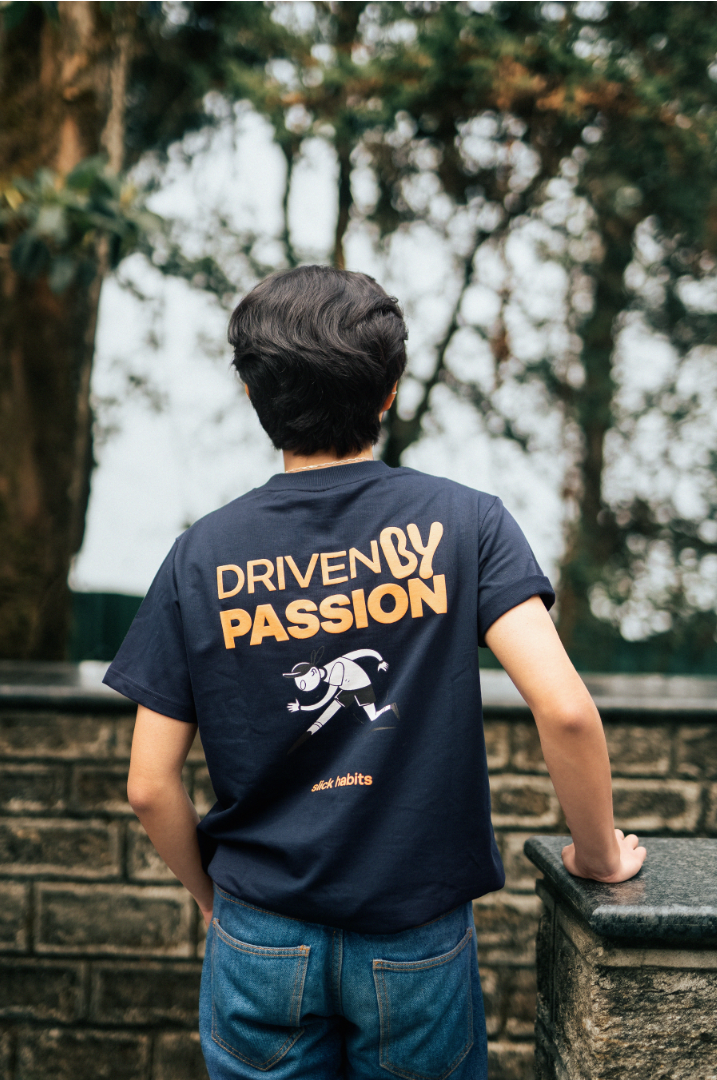 Driven By Passion Navy Blue Tee